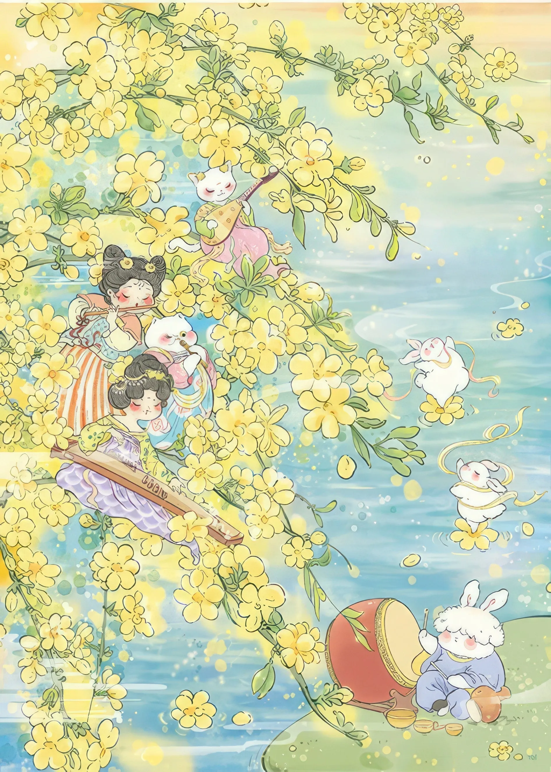 Toi World 10360??Fragrance of Osmanthus??1000 Pieces Jigsaw Puzzle Minimalist Design