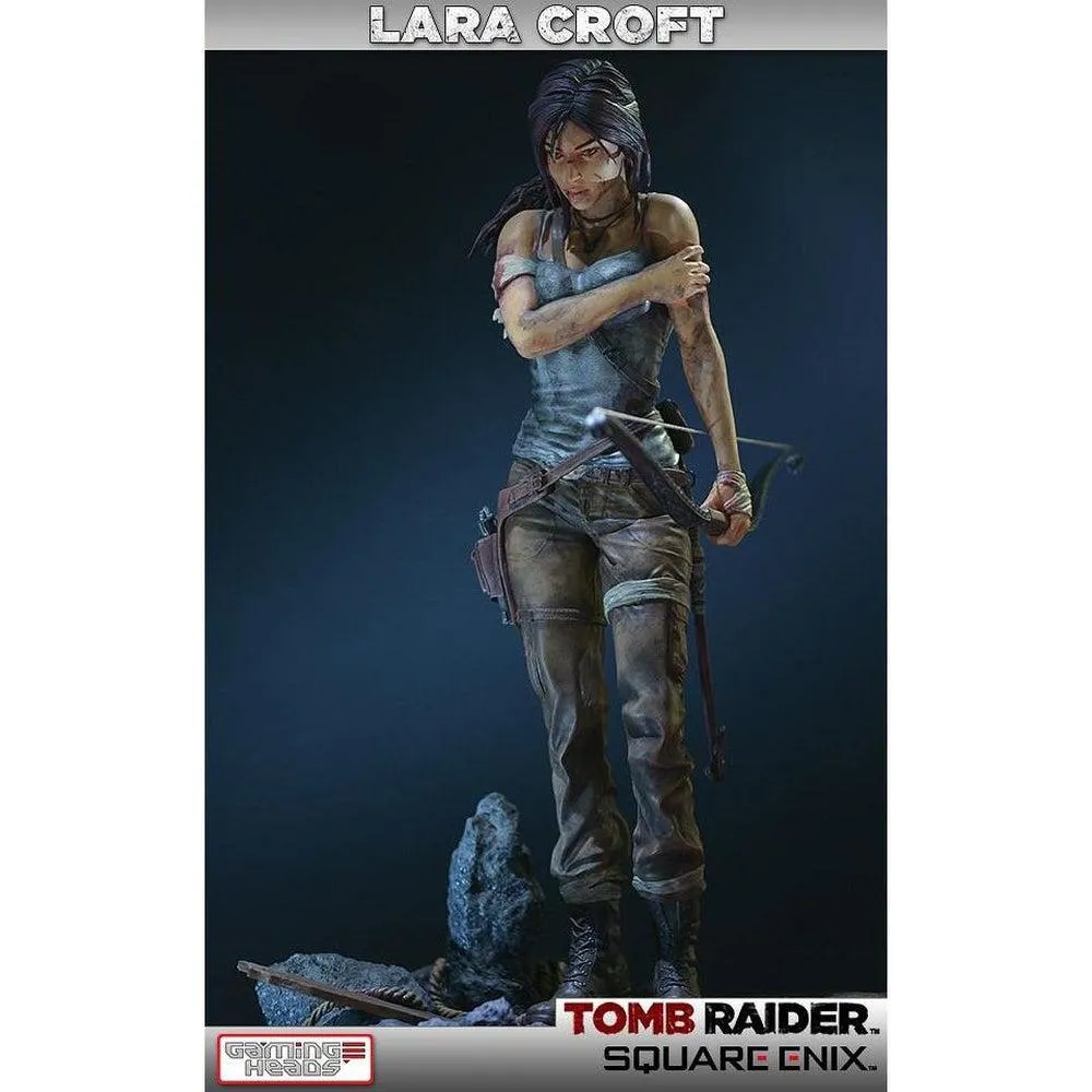 Tomb Raider - Lara Croft Survivor 1/4 Scale Statue by Gaming Heads Fantasy Sculpture Anime Merchandise