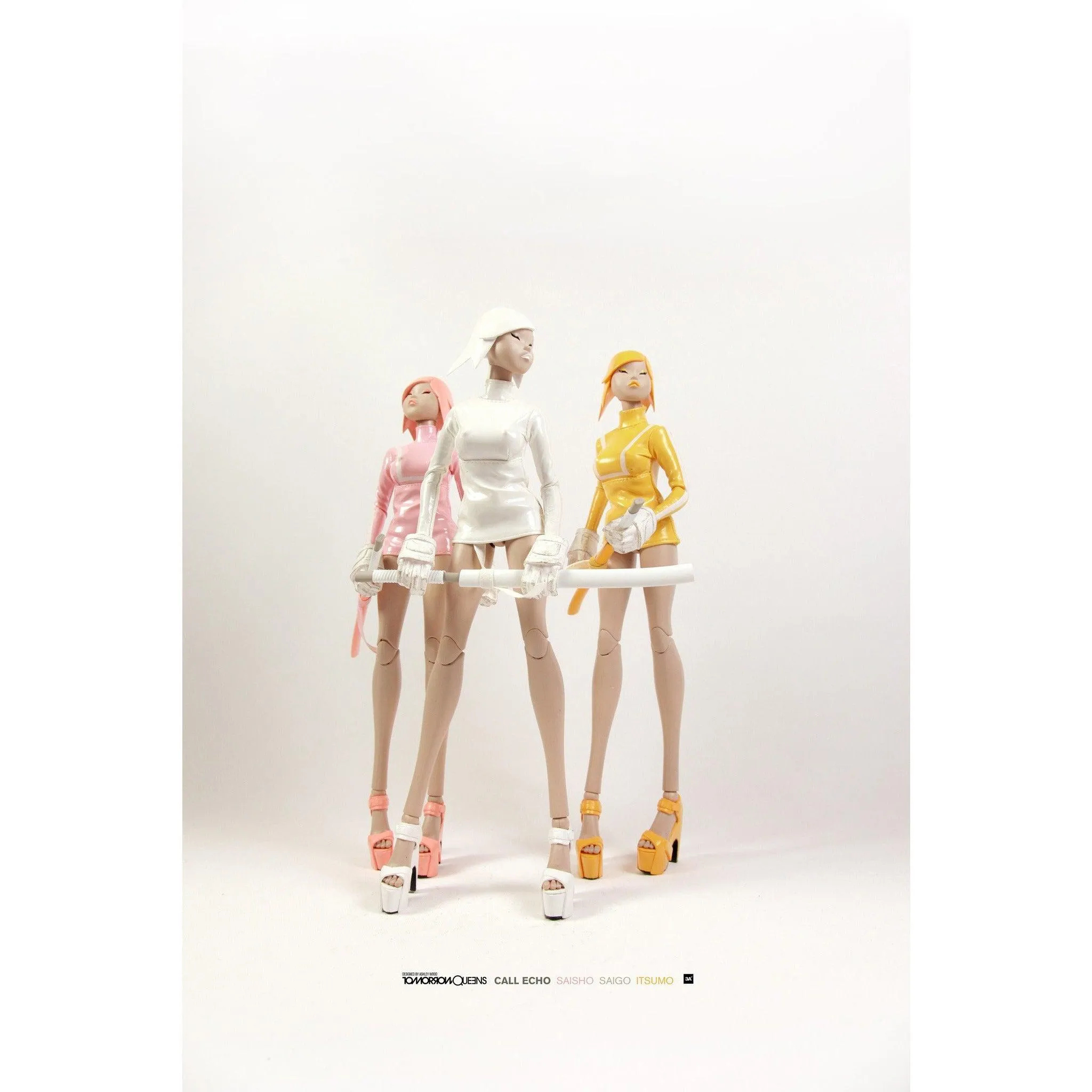 Dedicated Collector Light Up Feature Tomorrow Queens Call Echo 3 PACK 1/6 Scale Figures by 3A