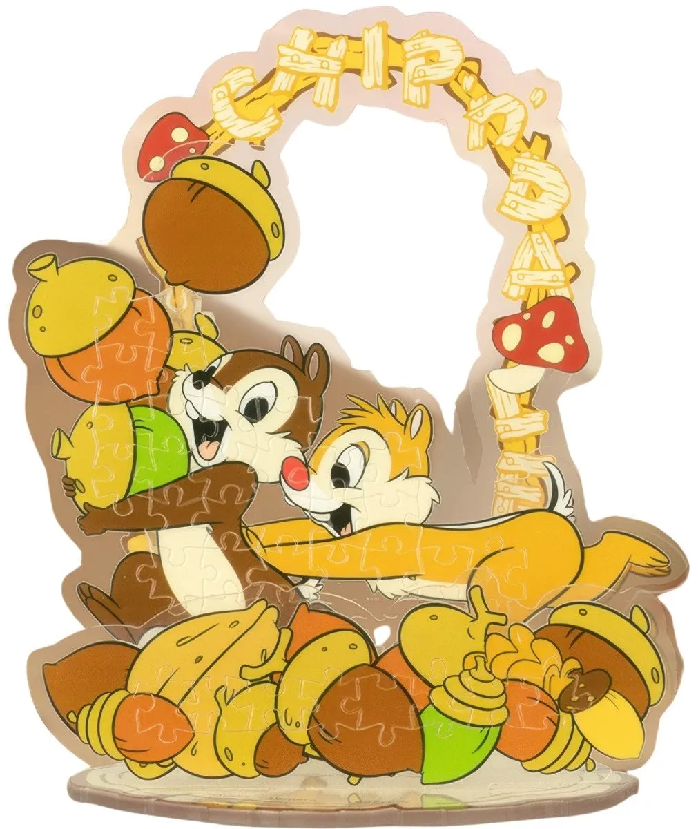 Pintoo HD1027??Chip 'n' Dale - Pinecone Collectors??43 Pieces Display Puzzle Personalized Card