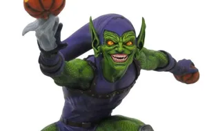 Modern Art Celebrity Likeness Green Goblin Marvel Premier Resin Statue