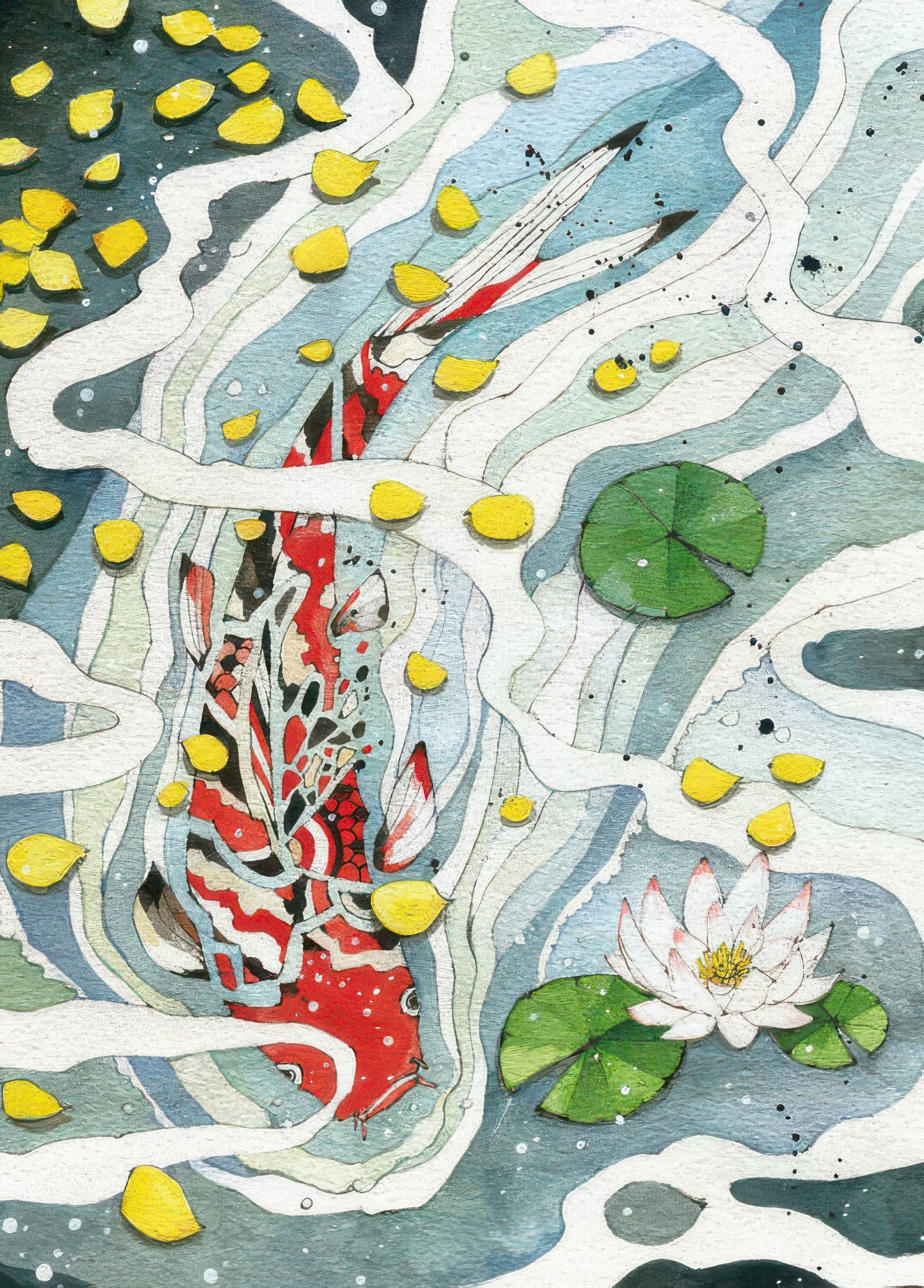 Shelving Decoration Epoch 79-102??Lotus Pond??500 Pieces Jigsaw Puzzle