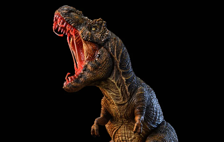Arctic Animal Tyrannosaurus Rex - Hunter 1/12 Scale Statue