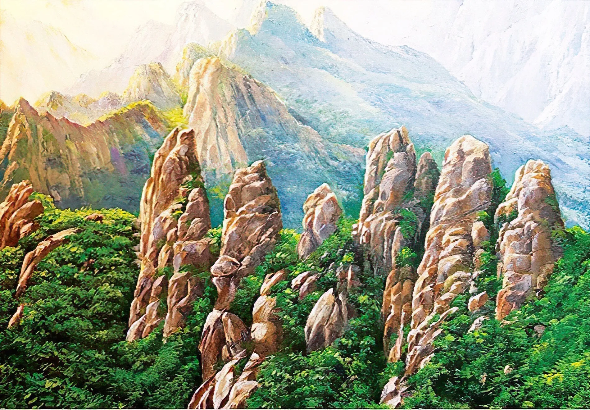 Puzzle Life 1419??Dragon's Tooth Fortress??1000 Pieces Jigsaw Puzzle Chibi Goods