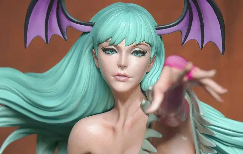 Morrigan 1/4 Scale Statue by HMO Glow In Dark Art Toy