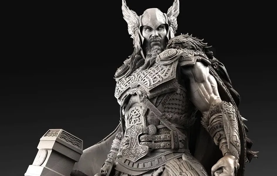 Fast shipping Viking Thor 1/4 Scale Statue (CALEB NEFZEN) by XM Studios
