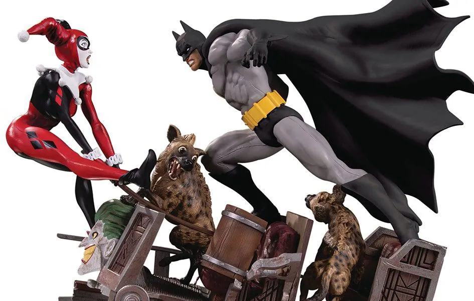 stress relief Batman vs. Harley Quinn Battle 2nd Edition Statue
