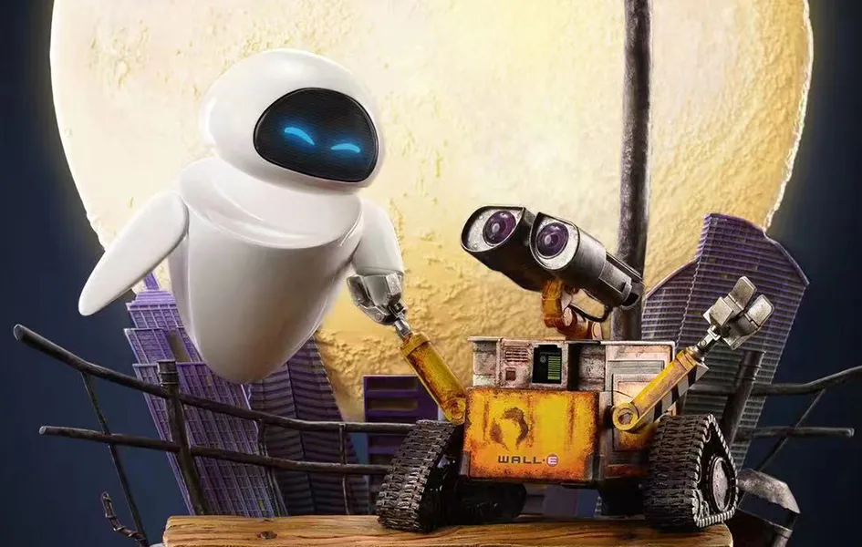 WALL-E and EVE Statue Global Shipping PVC Decor
