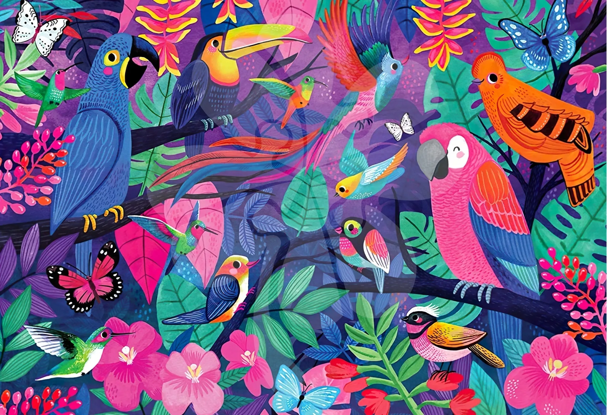 Designer Figure Event specific Clover K03-007??Forest Birds??300 Pieces Jigsaw Puzzle