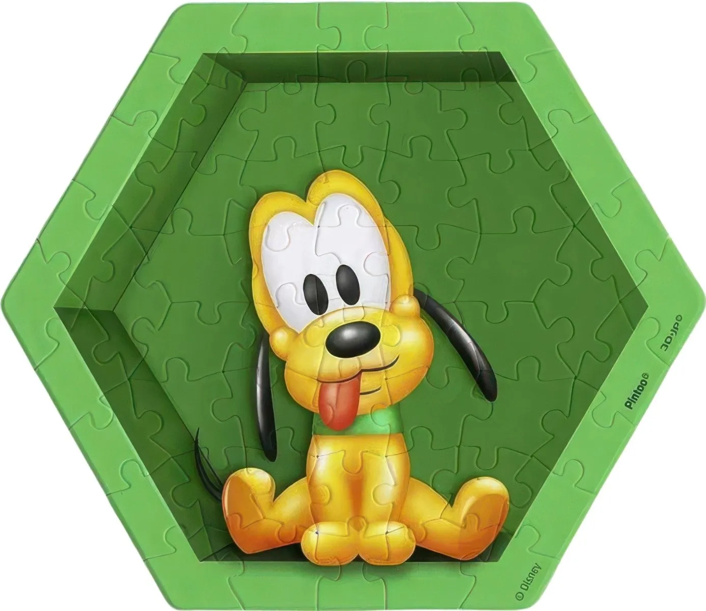 Premium Collection Gaming Goods Pintoo HX1005??Mickey & Friends - Pluto??56 Pieces Wall Tile Puzzle