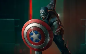 Personal Collection Legacy Item What If...? - Zombie Captain America Art Scale 1/10