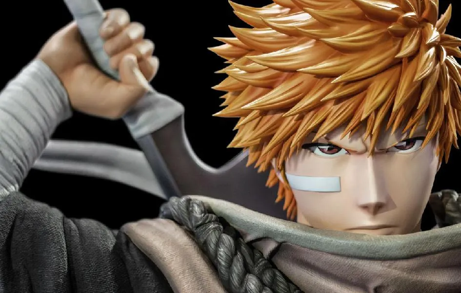 Kurosaki Ichigo My Ultimate 1:1 Scale Bust Reptile Figure Metallic Finish