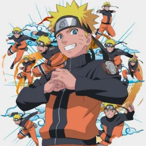 Wooden 500728??Naruto??300 Pieces Shaped Puzzle Vintage Theme