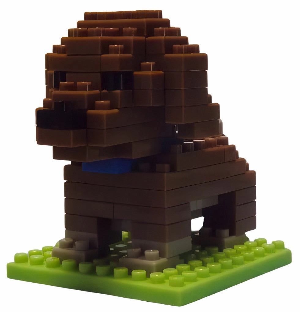 Daiso PB0028??Toy Poodle??88 Pieces Mini Block Whole Series