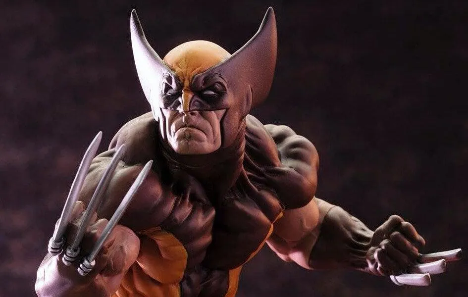 X-Men Danger Room Sessions: WOLVERINE BROWN COSTUME 1/6 Scale Fine Art Statue NFT Figure School Project