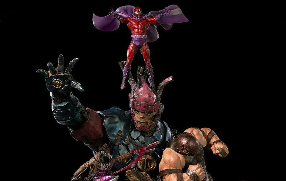 Monster Figure Sculpture Art X-Men Vs Sentinel #2 Deluxe BDS Statue