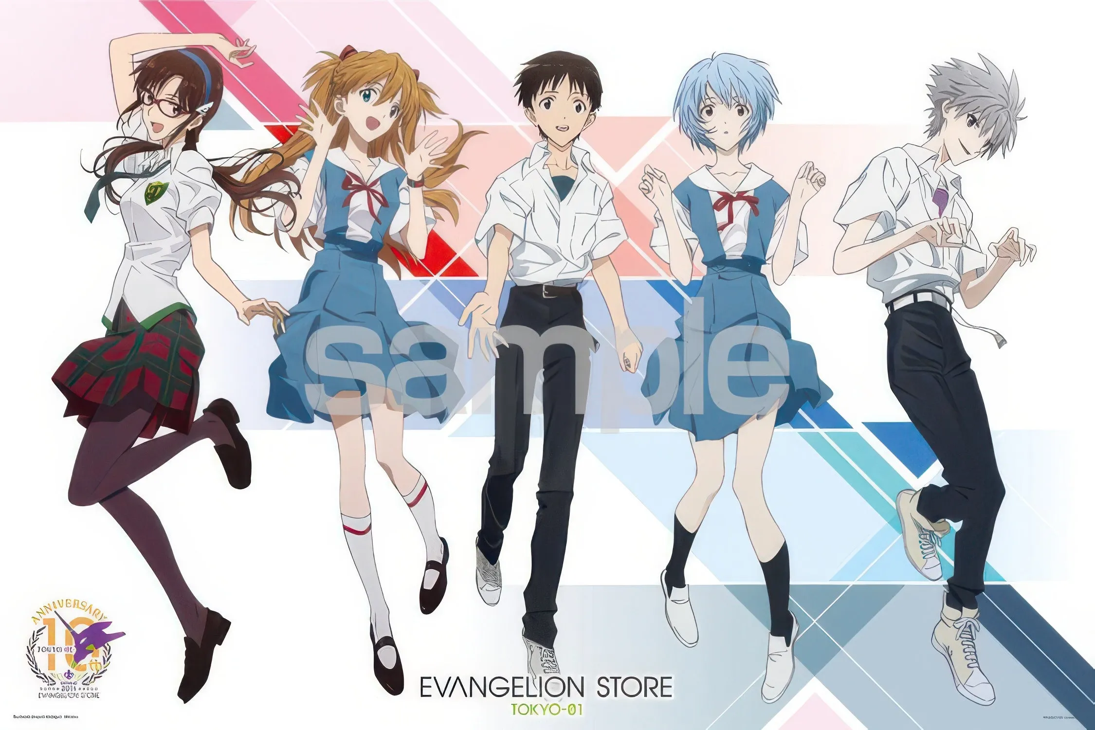 Mini Statue Yanoman 10-1420??The 5 in Uniform (TOKYO-01 10th Anniversary)??1000 Pieces Jigsaw Puzzle