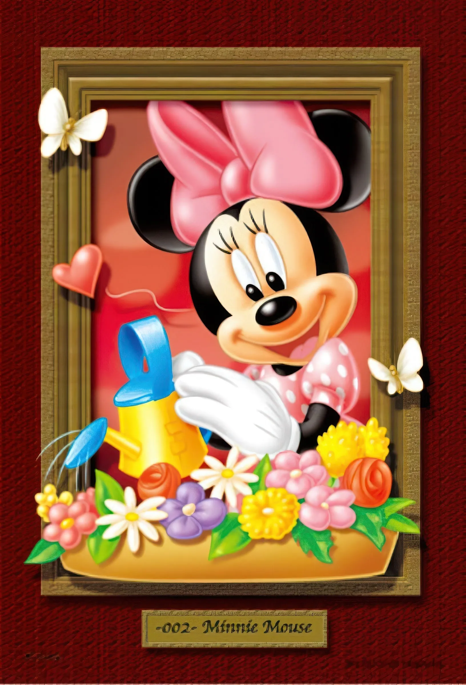 Yanoman 98-515??Minnie (Magical Art Gallery)??204 Pieces Jigsaw Puzzle Character Creation Custom Figure