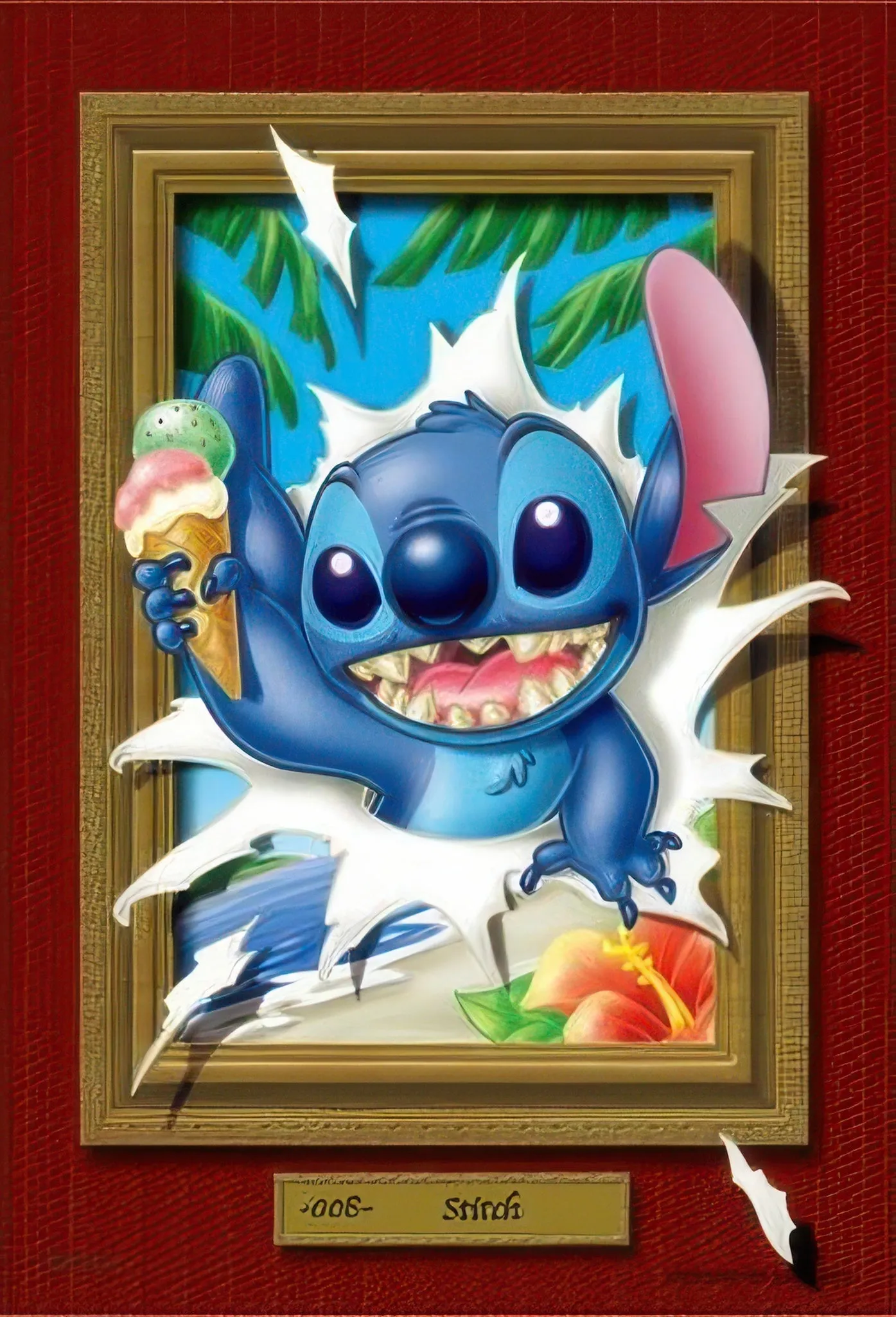 Fabric Figure Gaming Display Yanoman 98-521??Stitch??204 Pieces Jigsaw Puzzle