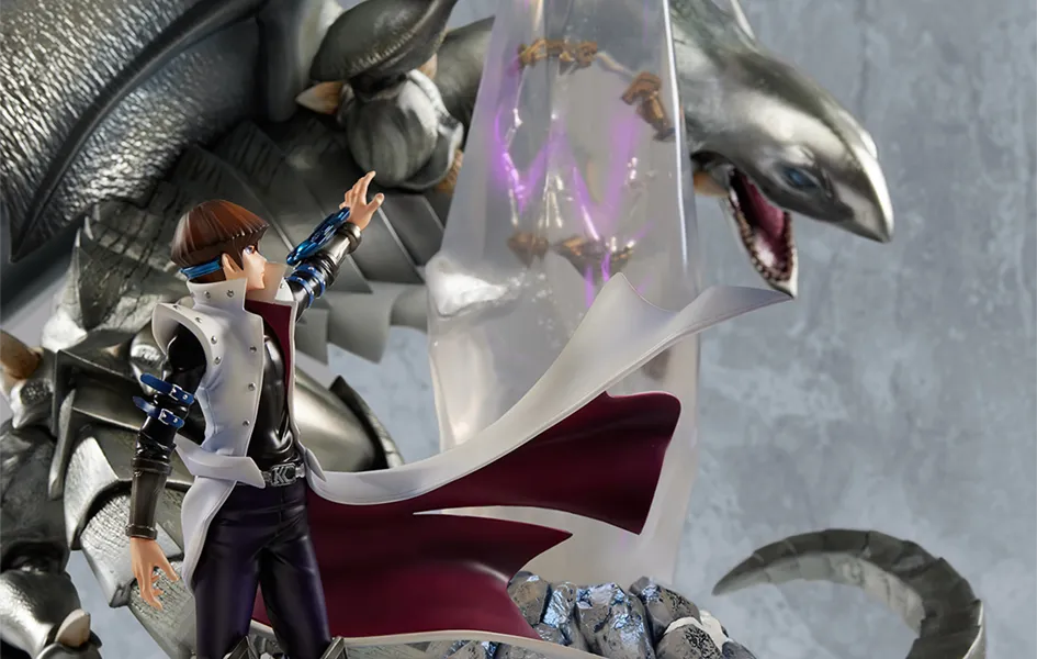 Yu-Gi-Oh! - Seto Kaiba & Blue-Eyes White Dragon Statue Worldwide Fanbase Resin Statue
